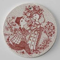 PLAKIETA JUNI MID CENTURY Bjorn Wiinblad ANTYK MID CENTURY VINTAGE 60's