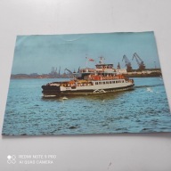 POCZTOWKA STATEK PROM WOLIN II ŚWINOUJŚCIE