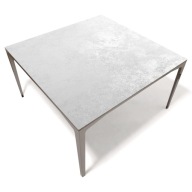 REA 100x100x45 stolik włoski spiek/ dębowy stół