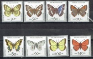 Niemcy Bund Mi 1512-1519** motyle