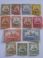 Niemcy - Togo - kolonia niemiecka - zestaw 13 znaczków */ kasowane