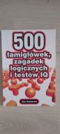 500 łamigłówek zagadek logicznych i testów IQ Joe Cameron
