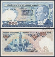 BNB - TURCJA 500 Lirasi 1983 D74 763189 # P195 # UNC