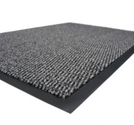 DUŻA WYCIERACZKA POD DRZWI EUREKA HOME MATA WEJŚCIOWA GUMOWA CZARNA 60x90cm