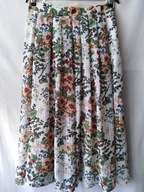 Spódnica maxi, w kwiaty - 40