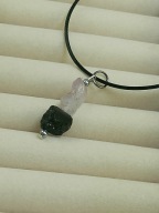 Wisiorek z turmalinu, TURMALIN CZARNY bryłka surowa Ametyst surowy