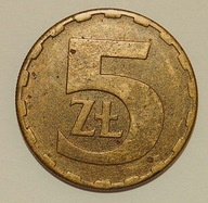 5 ZŁOTYCH MOSIĄDZ POLSKA 1983 ROK PRL ZOBACZ