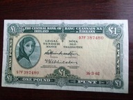 Banknot 1 funt Irlandia