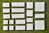 Cegiełki gipsowe odlew podłoga, płyty 05h