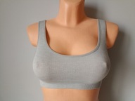 Śliczny biustonosz top PRIMARK CARES SUPER ELASTYCZNY UK 4/6 EUR 32/34