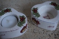 TRIP TRAP SKAGERAK Etly Klarborg ŚWIECZNIKI 2x SERCE danish design DENMARK