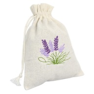 WORECZEK Z LAWENDĄ XXL HAFT NATURALNY ZAPACH DO SZAFY AUTA NA PREZENT