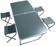 Stół turystyczny Aga 60 x 120 x 70 cm szary