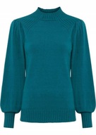 24825 SWETER DAMSKI ZIELONY stójka pod szyją 36/38
