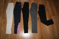 5 x legginsy 134/140/146 na 8-10 9-11 lat 4F