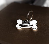 Personalizowane zawieszki dla zwierząt "Kość"
