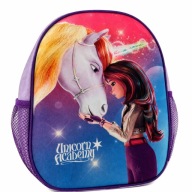 Plecak 3D Unicorn Academy dziewczynka jednorożec przedszkole