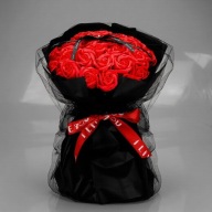 Bukiet Róż 32 szt. Czerwone Róże Prezent Dzień Kobiet Urodziny Rocznica