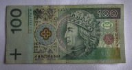 STO ZŁOTYCH 100, BANKNOT PIERWSZA SERIA AA2704244, 1994 ROK, RZADKI