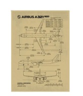 „Airbus A321neo – Schemat Techniczny” – Plakat Dekoracyjny Dla Wybranych