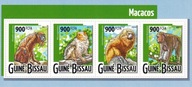 Gwinea Bissau 2015 ** cena 6,50 zł kat.9,00€. - fauna, małpy