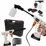 Mocna Myjka Bezprzewodowa ciśnieniowa mini ADM + 2 baterie Do Mycia Auta