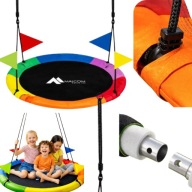 HUŚTAWKA BOCIANIE GNIAZDO 120CM XXL OGRODU I DOMU DLA DZIECI MOCNA 150KG