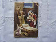 STARY OBRAZEK KOLĘDOWY MATKA BOŻA