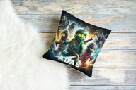 Poduszka prezent, z imieniem Lego Ninjago 40x40cm