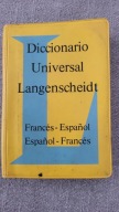Diccionario Universal Langenscheidt Frances-Espanol Espanol-Frances