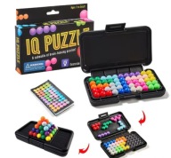 UKŁADANKA GRA LOGICZNA IQ PUZZLE 2D 3D KOLOROWE KULKI