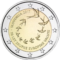 Słowenia 2017 - 2 euro okoliczno. - 10. rocznica waluty euro - mennicza