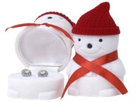 Pudełko jubilerskie na kolczyki lub pierścionek BAŁWAN, BAŁWANEK