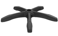 PODSTAWA DO FOTELA OBROTOWEGO| Lugano plastikowa czarny mat 66 cm