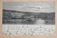 FIUME 1898 – Gruss aus Fiume – Rijeka – Austro-Węgry – PORT – XIX w. OBIEG