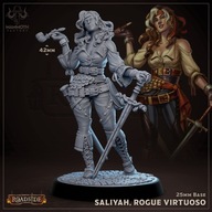 Saliyah, Rogue Virtuoso - Roadside - figurka RPG DnD D&D - druk 3D 14K