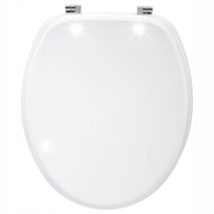 DESKA WC SEDESOWA BIAŁA twarda PROFILOWANA 37x43cm