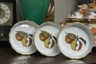 ROYAL WORCESTER EVESHAM MISECZKI KOKILKI DO ZAPIEKANIA JABŁKA 3 SZT