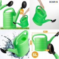 KONEWKA Z SITKIEM 5L TWORZYWO SZTUCZNE ZIELONA PODLEWANIE KWIATÓW BEGRIS