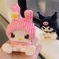 My Melody Klocki Hello Kitty Sanrio Figurka Pudełko 406 elementów Prezent