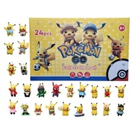 POKEMON KALENDARZ ADWENTOWY DLA DZIECI ŚWIĄTECZNY KOLEKCJA FIGUREK 24 SZT.