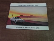 Cadillac Fleetwood DeVille Eldorado Seville 1981 USA