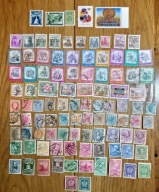 Znaczki Pocztowe - AUSTRIA , 100 sztuk , każdy inny , kasowane , pierwsza