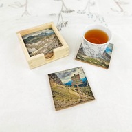 Zestaw 6 podkładek pod kubek - Dolomity