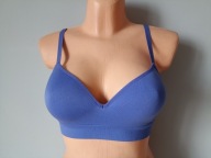 Śliczny biustonosz George r.M fiołowy