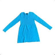 Tunika damska niebieska z długimi rękawami 36 38 Mia Linea