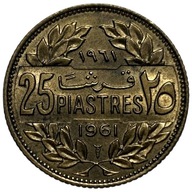 LIBAN - 25 PIASTRES - 1961