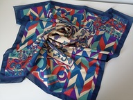 Śliczna markowa chusta apaszka AKET piękne wzory