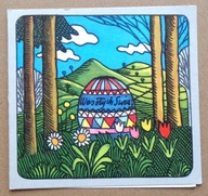 POCZTÓWKA - JÓZEF WILKOŃ - grafika autorska, karnet