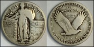 MNN - USA 25 Centów 1929 # QUARTER DOLLAR # SREBRO # st 3/4